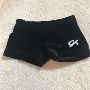 Gymnastics shorts velvet